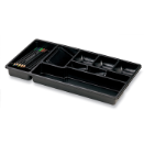 Economy Drawer Tray, 9 Compartments, Black