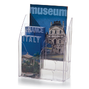 2-Way Multi-Use Literature Holder,Clear