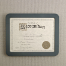 Verticalmate Certificate Holder, Gray