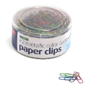 PVC Free Metallic Color Coated Clips, 600 #2