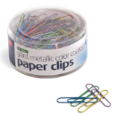 PVC Free Metallic Color Coated Clips, 200 Giant