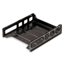 Front Load Letter Tray, Black