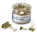 Gold / Binder Clips, Assorted Sizes