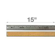 15" Stainless Steel Metal Ruler