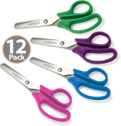 Achieva 5" Kids Scissors; Assorted Colors; 12PK (94171)