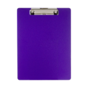 Recycled Plastic Clipboard, Purple