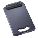 Tablet Clipboard with Calculator, Letter/A4 Size, Charcoal