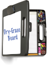 Portable Dry-Erase Clipboard Box