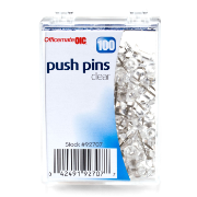 Clips and Fasteners / Push Pins, Clear