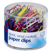 Vinyl Coated Clips and Fasteners / Paper Clips, Giant