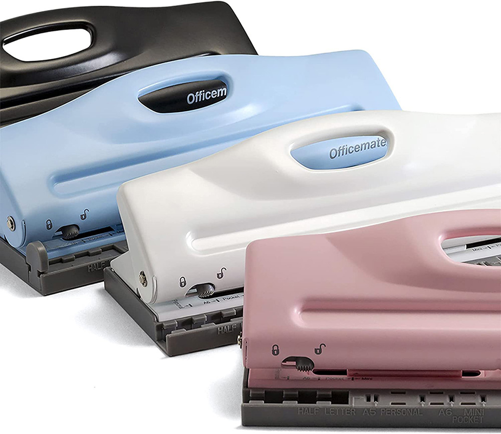  Rapesco Adjustable 6-Hole Punch for Planners and 6